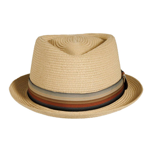 Paper Braid Straw Fedora Hat Style Cortez
