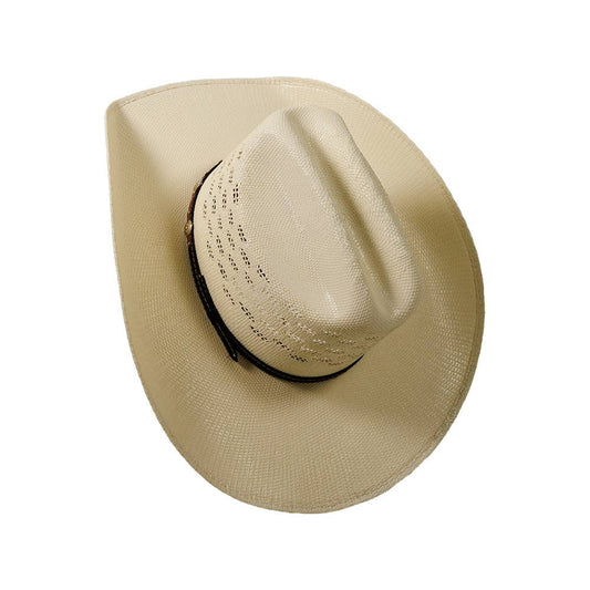 Western Cowboy Straw Hat - Style Coyote