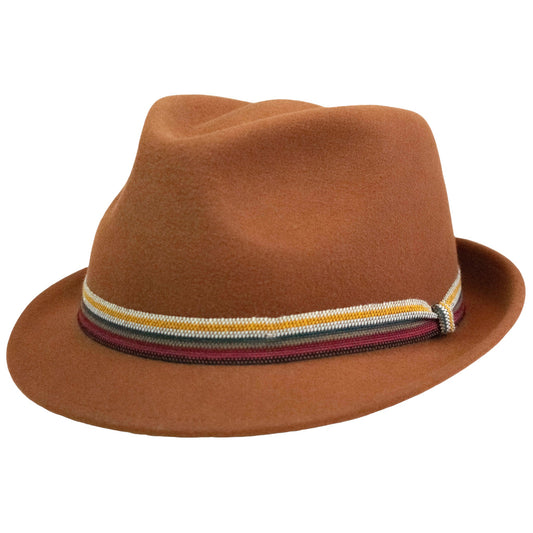 Maverick Wool Felt Trilby - Whiskey
