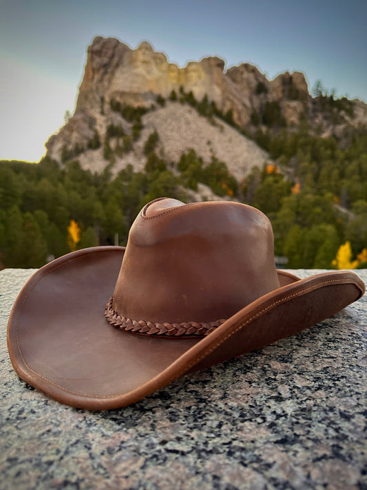 Hollywood Leather Cowboy Hat