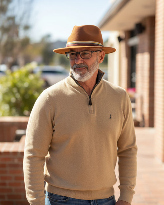 Maverick Wool Felt Trilby - Whiskey