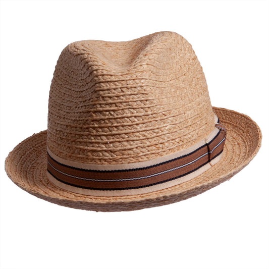 Elias Straw Fedora Hat