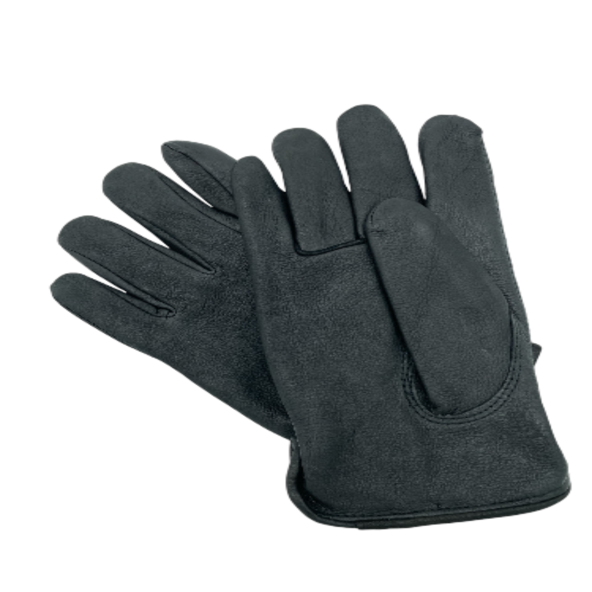 Men s Full Grain Deerskin Gloves Black The Smokin Gentleman
