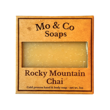 All Natural Handcrafted Rocky Mountain Chai Soap 5oz – Supports Charity