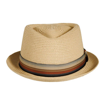 Paper Braid Straw Fedora Hat Style Cortez