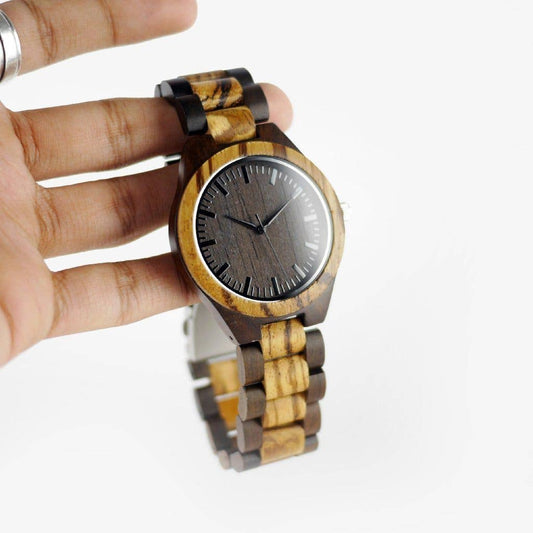 Classic - Zebra Wood - Men's Watch