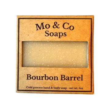 All Natural Handcrafted Bourbon Barrel Soap 5oz – Supports Charity