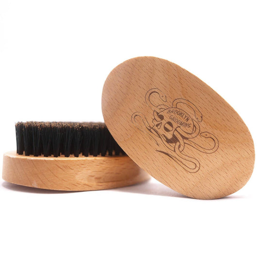 Beechwood and Boar bristle beard brush