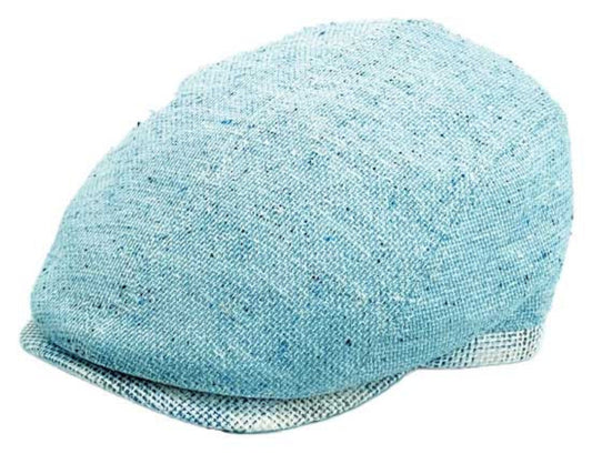 Aria Italian Made Cap in Sky Blue