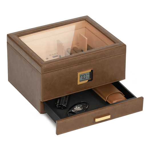 Belmont Glass Top Humidor by Case Elegance