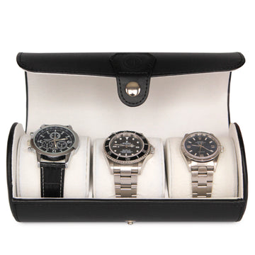 Travel Watch Case - 3 Slot by Case Elegance