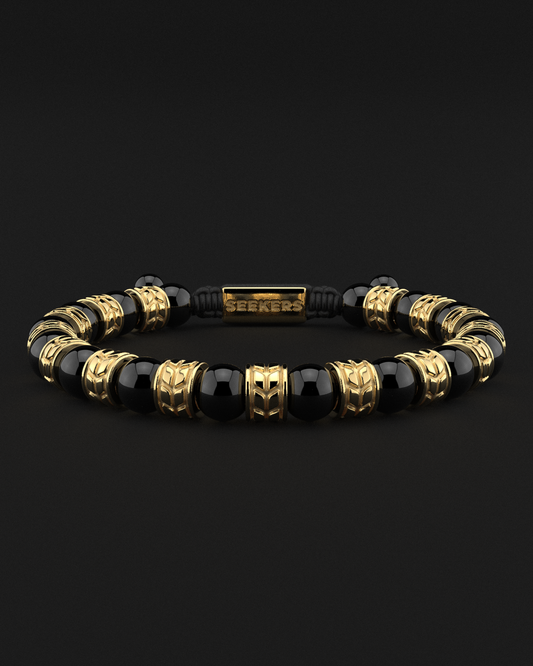 ONYX BRACELET 8MM | ROYALE by Seekers Men's Jewelry