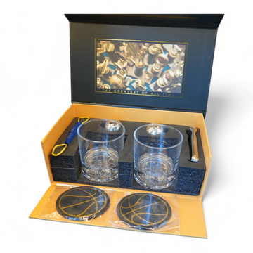 The G.O.A.T. Premium Whiskey Glasses Set - Perfect Gift for Whiskey & Basketball Lovers, Made in USA