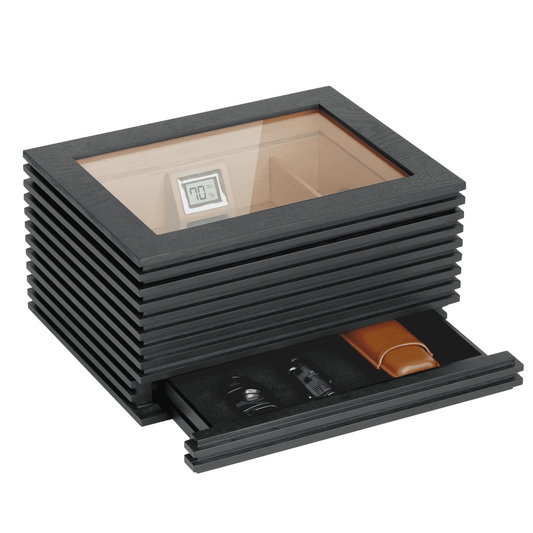 KOBI Glass Top Humidor by Case Elegance