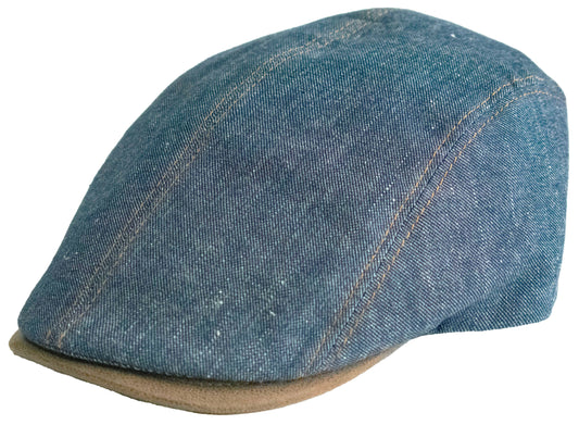 Denim Flat Cap