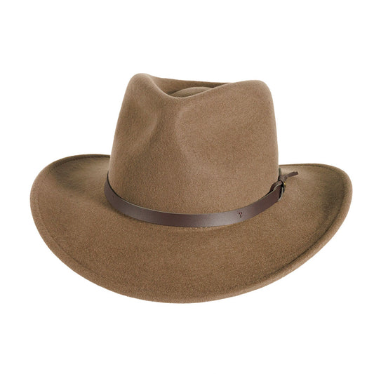 Pathfinder Men's Wool Outback Hat Khaki