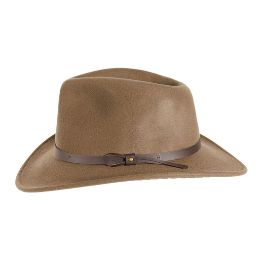 Pathfinder Men's Wool Outback Hat Khaki