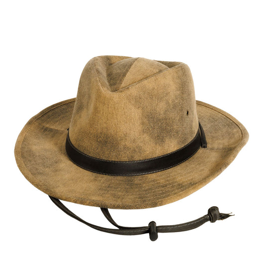 Fuji Distressed Cotton Outback Hat