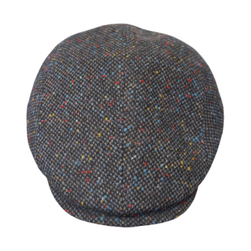 Flat Cap Midnight Blue Tweed