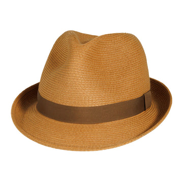 Whitney Straw Fedora / Trilby