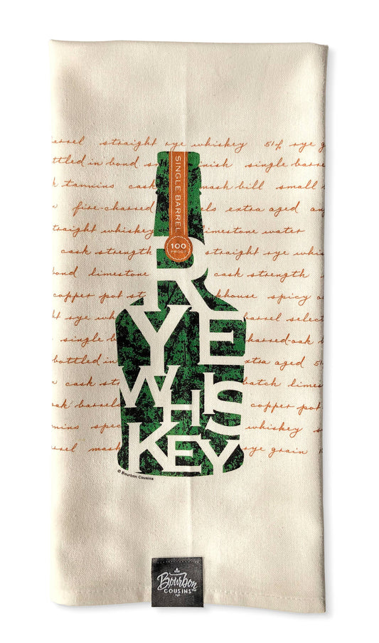 Rye Whiskey - Bar Towel