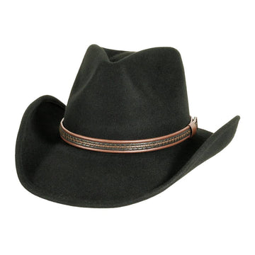 Crushable Wool Felt Western Outback Hat