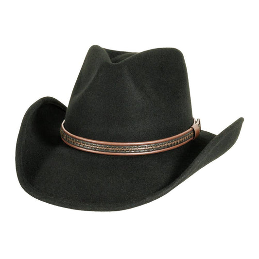 Crushable Wool Felt Western Outback Hat