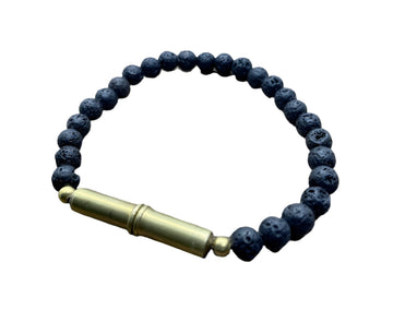 Flint Black Beaded Single Bracelet