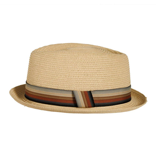 Paper Braid Straw Fedora Hat Style Cortez