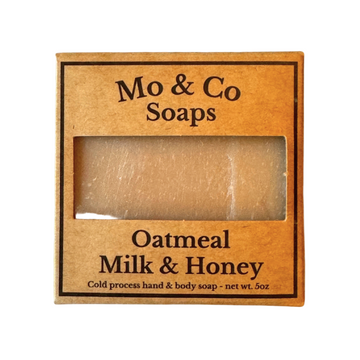 All Natural Handcrafted Oatmeal Milk & Honey Soap 5oz – Supports Charity