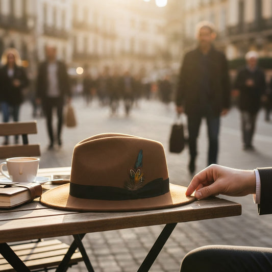 The Waldorf Cashmere Felt Fedora - Whiskey