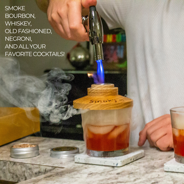 Cocktail Smoker Kit with Stand "Smoky Pro" Whiskey Bar Gift