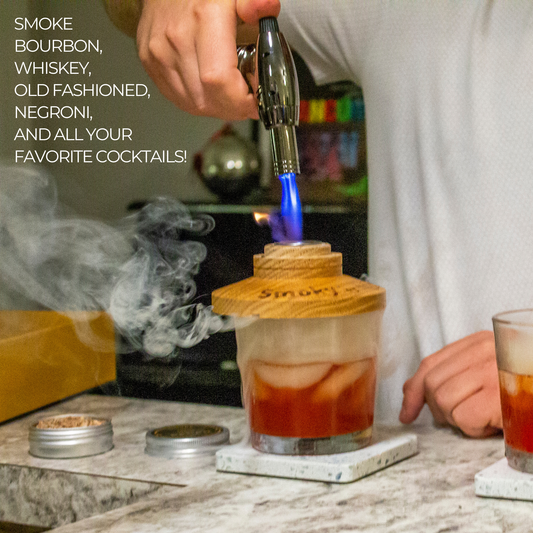 Cocktail Smoker Kit with Stand "Smoky Pro" Whiskey Bar Gift