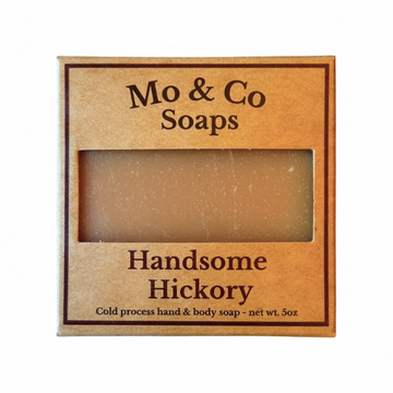 All Natural Handcrafted Handsome Hickory Soap 5oz – Supports Charity