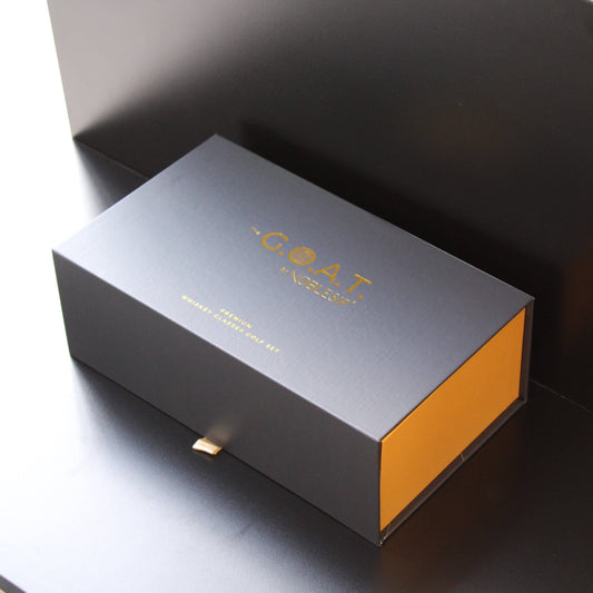 The G.O.A.T. Whiskey Golf Glasses Set with Premium Gift Box