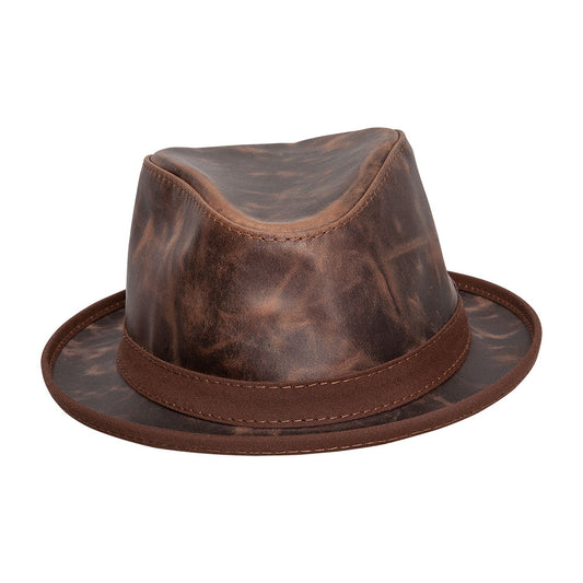 SoHo Leather Fedora