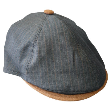 Superfine 100% Wool Flat Cap Charcoal